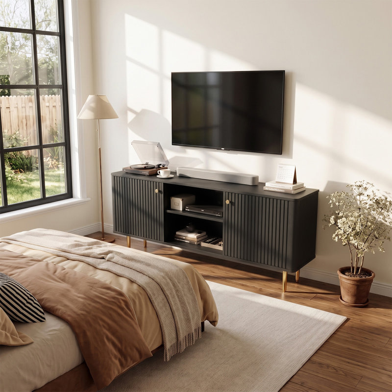 TV Stand for TVs up to 65", Black