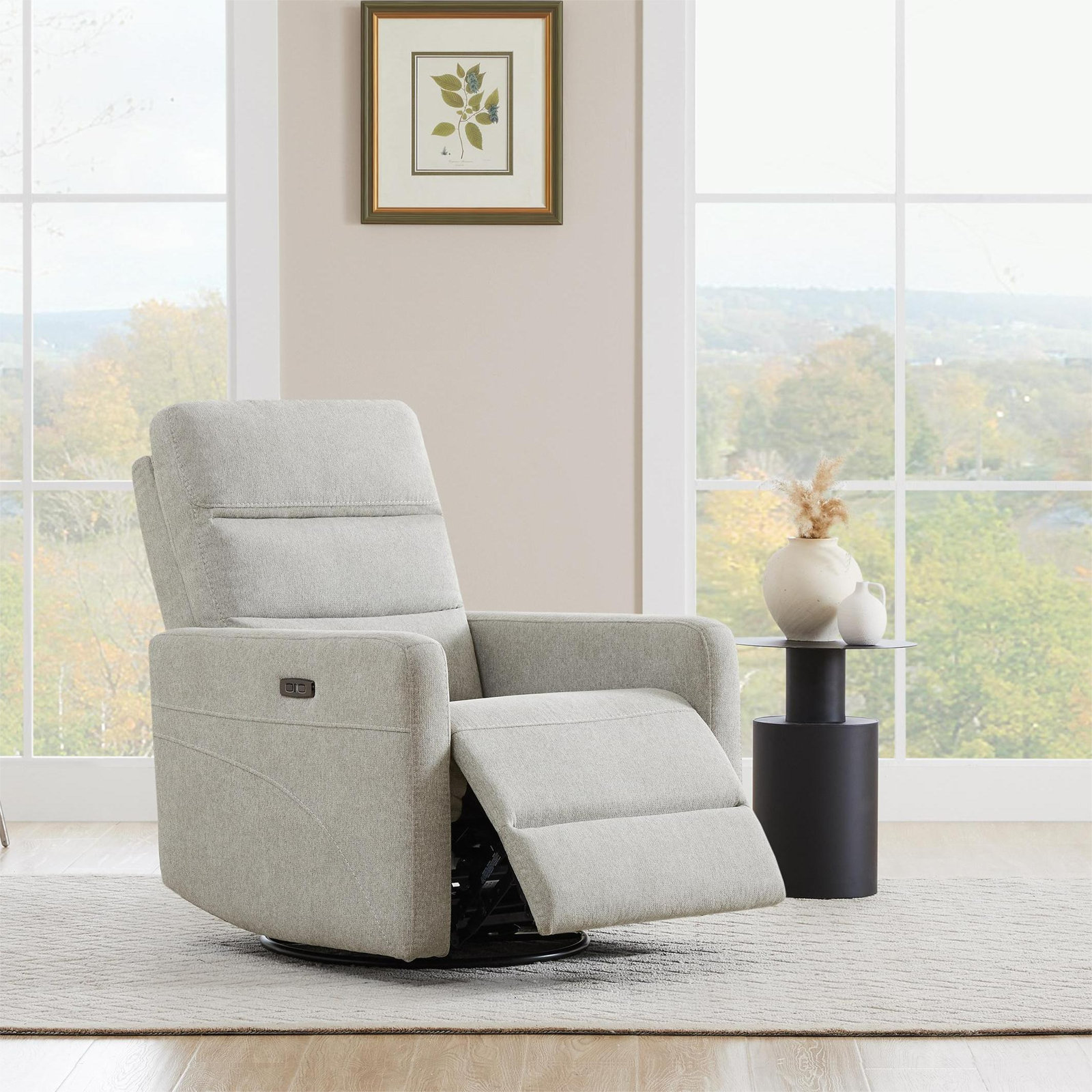 Mila 33" Swivel Power Recliner