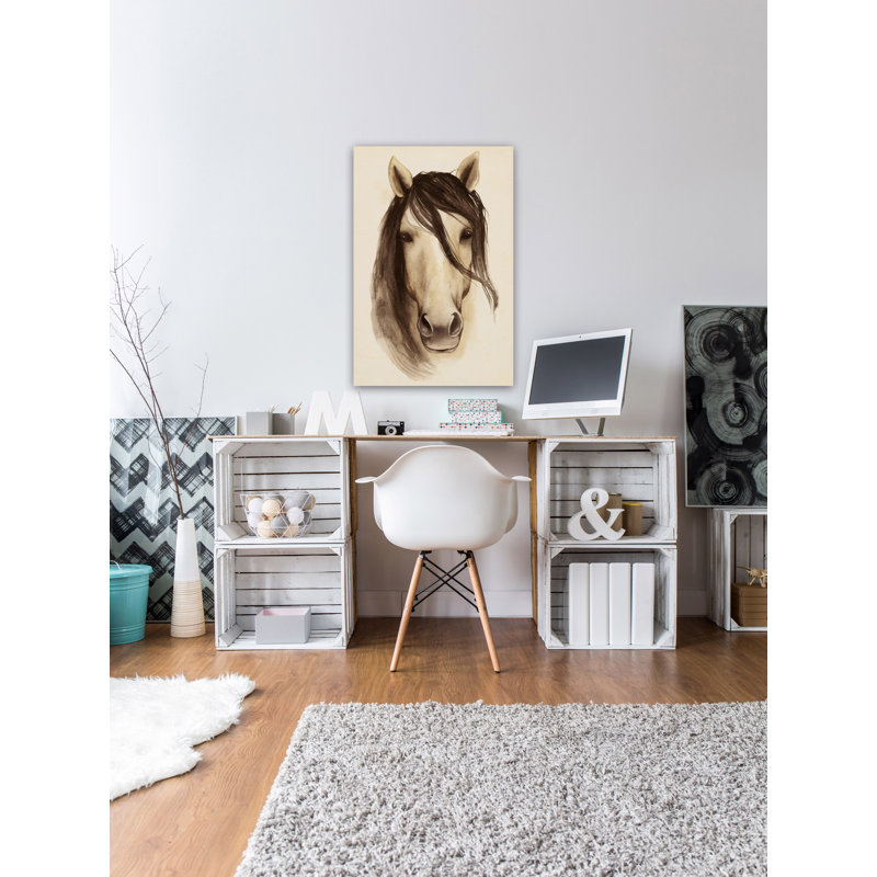 "Horse Bangs", reproduction sur toile tendue, H 36 po x l 24 po