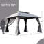3.9m x 3m Metal Gazebo