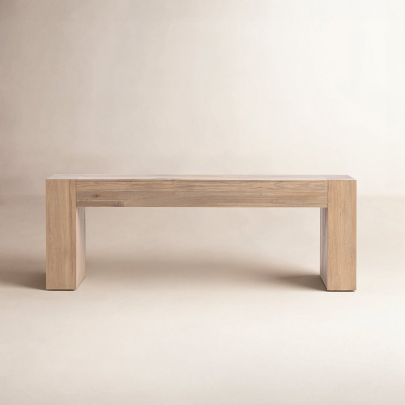 Elise 72" Console Table, Weathered Oak