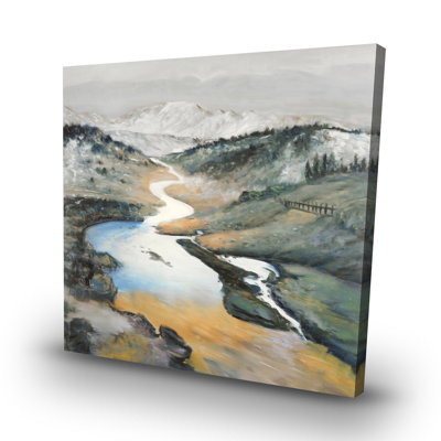 Landscape - 32"x32" art on canvas