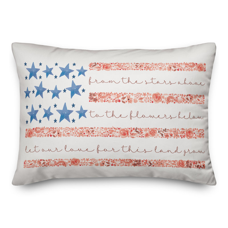 Striped Outdoor Reversible Throw Pillow