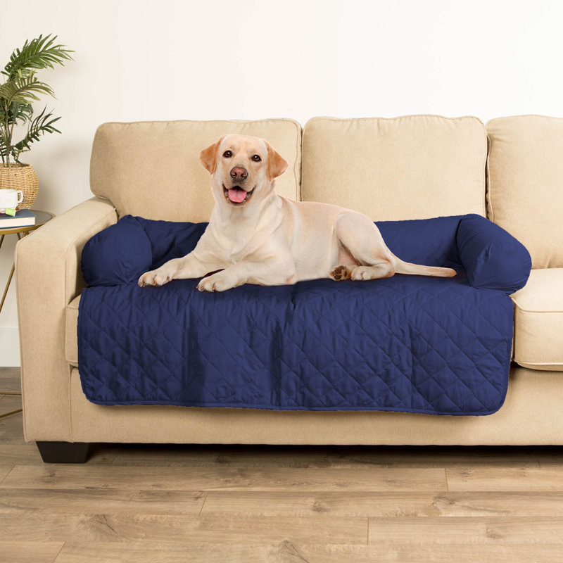 Housse pour canapé Aolany, H 6 po x l 31 po x P 30 po, Bleu marine