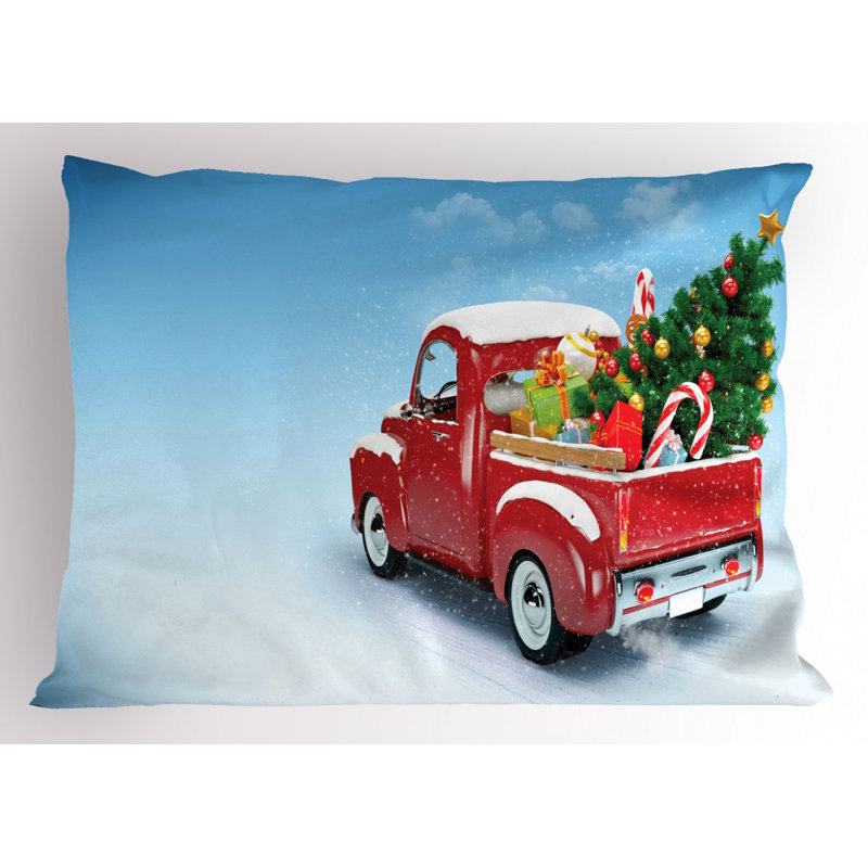 Truck Polyester Sham Set, Twin