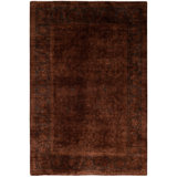 Overdyed Hand-Knotted Wool Modern-Contemporary Brown Area Rug 5' 10" x 8' 10"