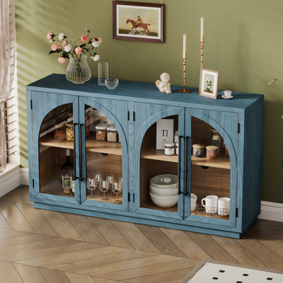 Sideboard,Buffet table,Dining cabinet,Office credenza with arched doors