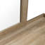 Ensemble de commode et miroir en bois 2 pièces avec poignée courbée Grealish