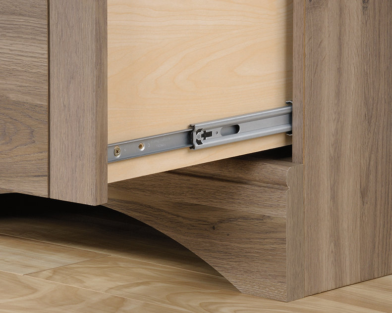Computer Desk with Hutch, Gray, 57.52" H x 62.13" W x 23.39" D