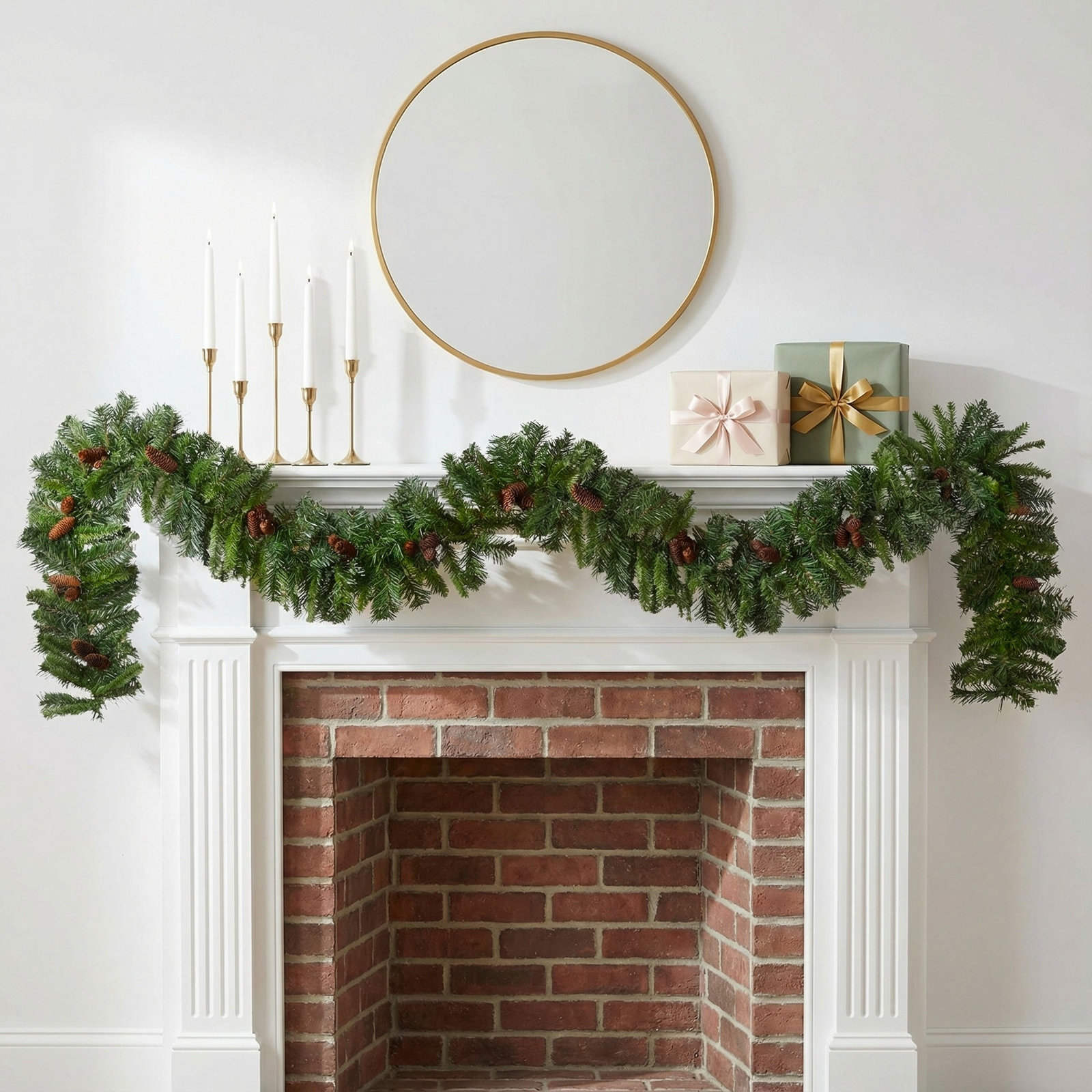 Nauman 108'' in. Faux Pine Garland