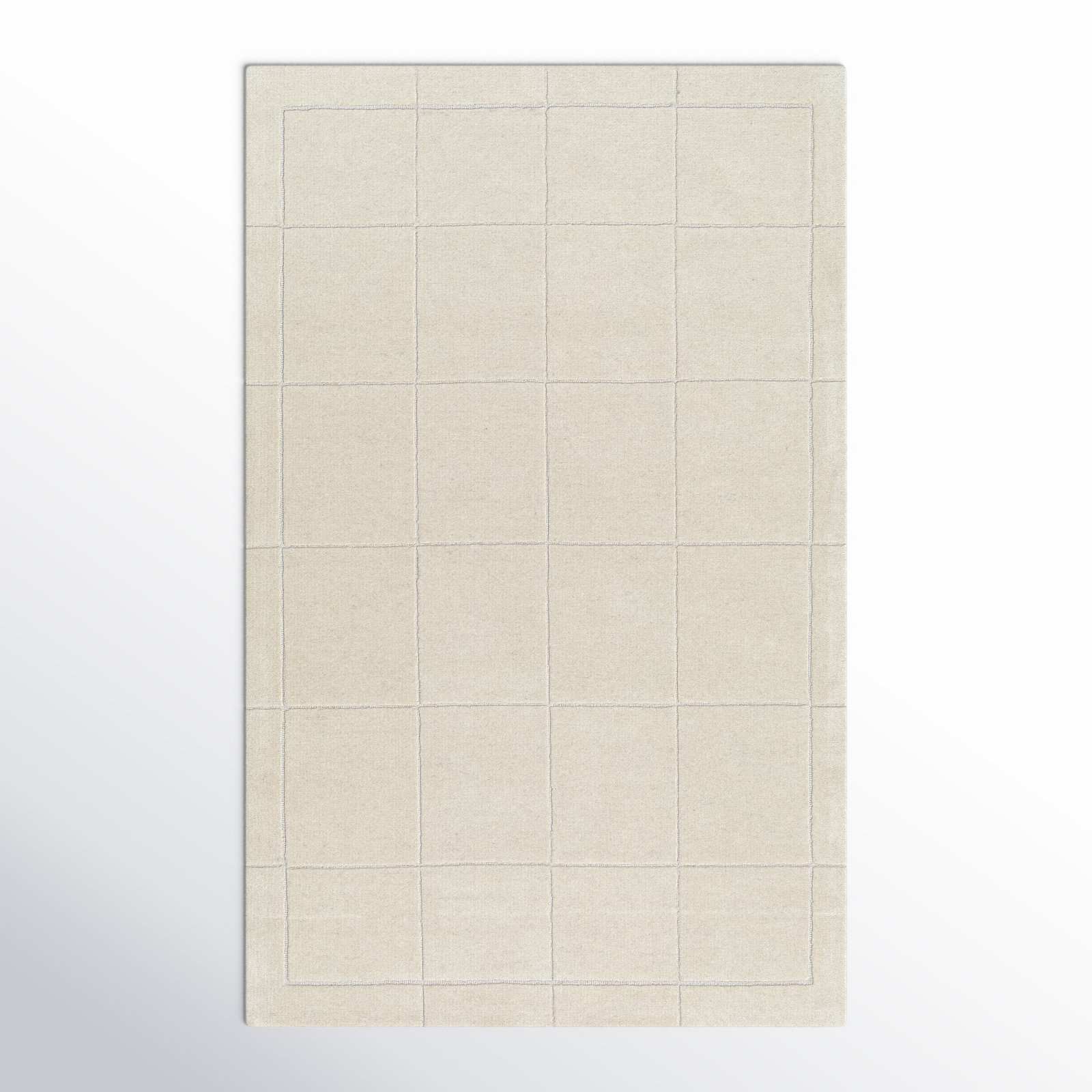 Mallory Pearl Hand Tufted Area Rug, Rectangle 8' x 10'