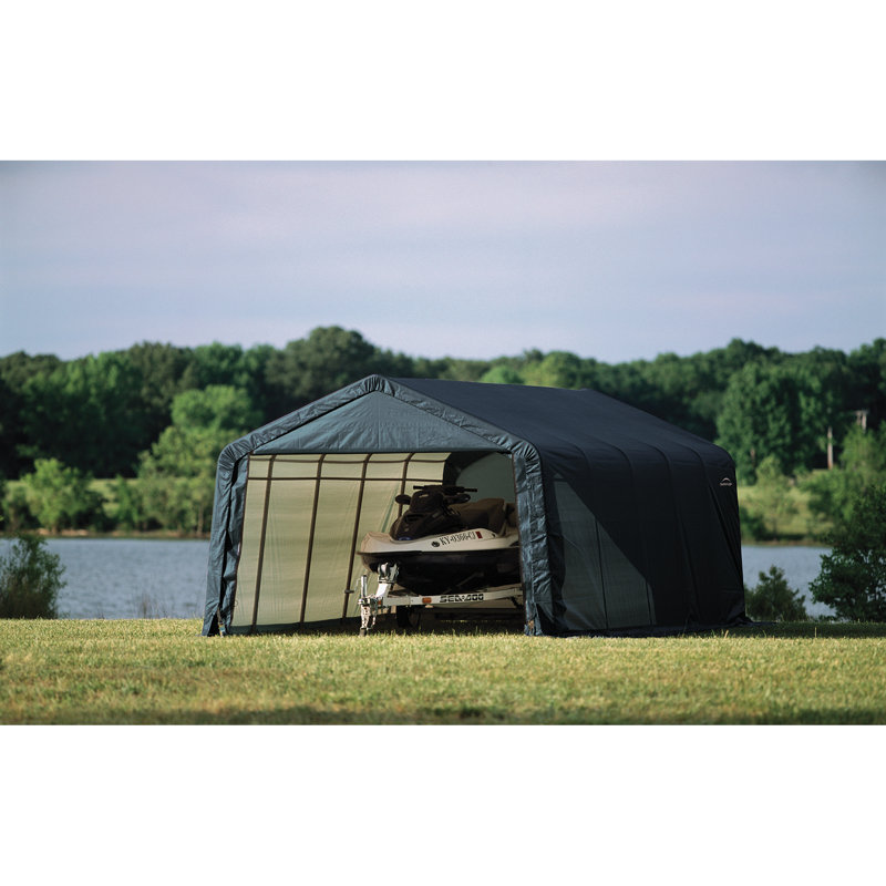 ShelterCoat 12 x 20 ft. Garage Peak, Green