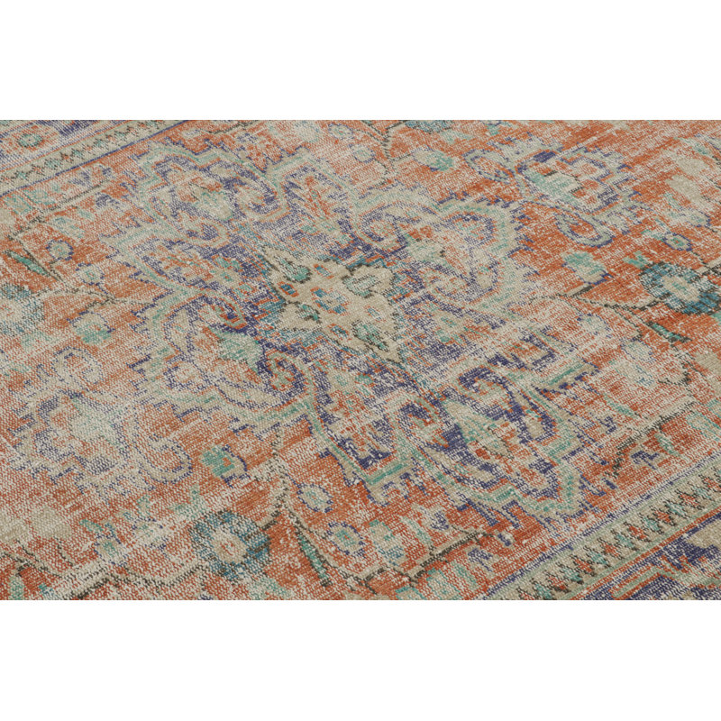 One-of-a-Kind Rectangle 5’6”x7’9” Hand Knotted Area Rug