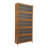 10-layer Rectangular Freestanding Bamboo Shoe Cabinet with Doors
