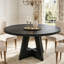 Table de salle à manger ronde 47,25 po en bois manufacturé-141678396