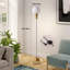 Lampes sur pied à abat-jour en verre Modern-1431750370