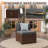 Armless Wicker Outdoor Patio Chair With Cushions Set-1270767533