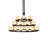 Loxley 39 - Light Dimmable Tiered Chandelier
