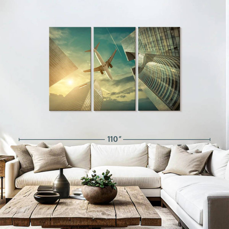 Mehar High Flight Aircraft, 48" H x 74" W