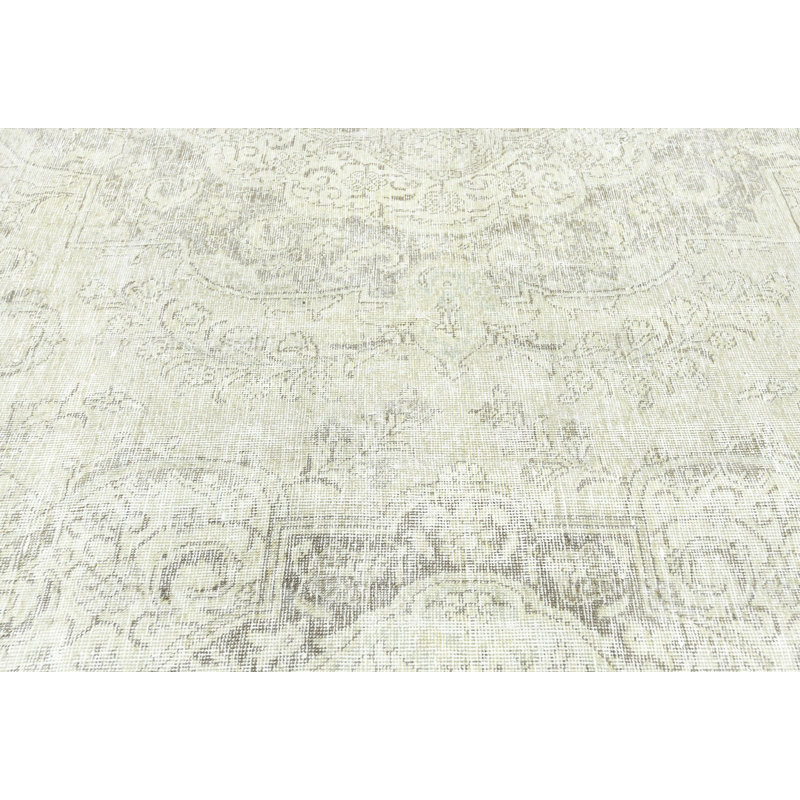 Cream Traditional 9X12 Oriental Area Rug