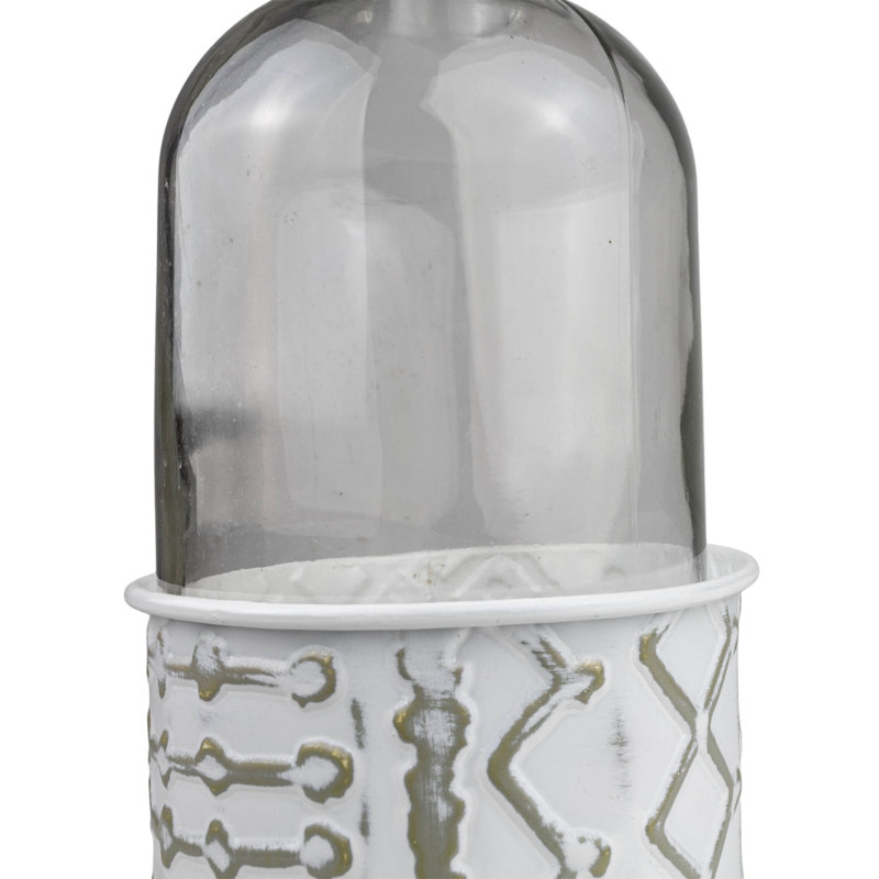 Vase en métal et verre Foundry Select