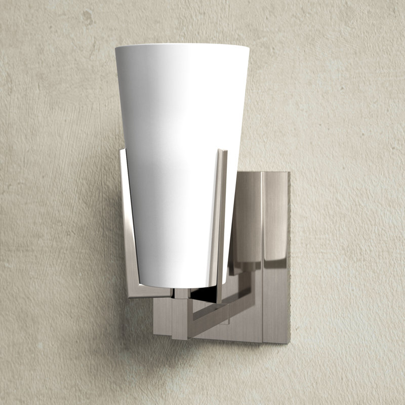 Booth 1 - Light Bath Sconce, Satin Nickel