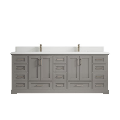 Ensemble de meuble-lavabo double 84 po Esin