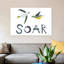 « oiseau words iv », art sur toile-72481307-72481305-72481306