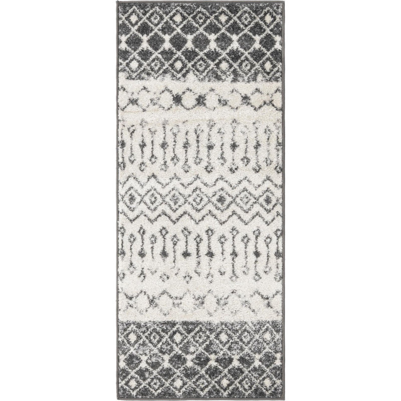 Abstract Indoor Rug, Runner 2' x 5'