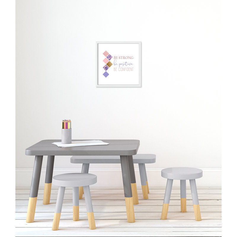 Être solide 1, H 17 po x l 17 po x P 1,19 po, Encadré de boîte blanc