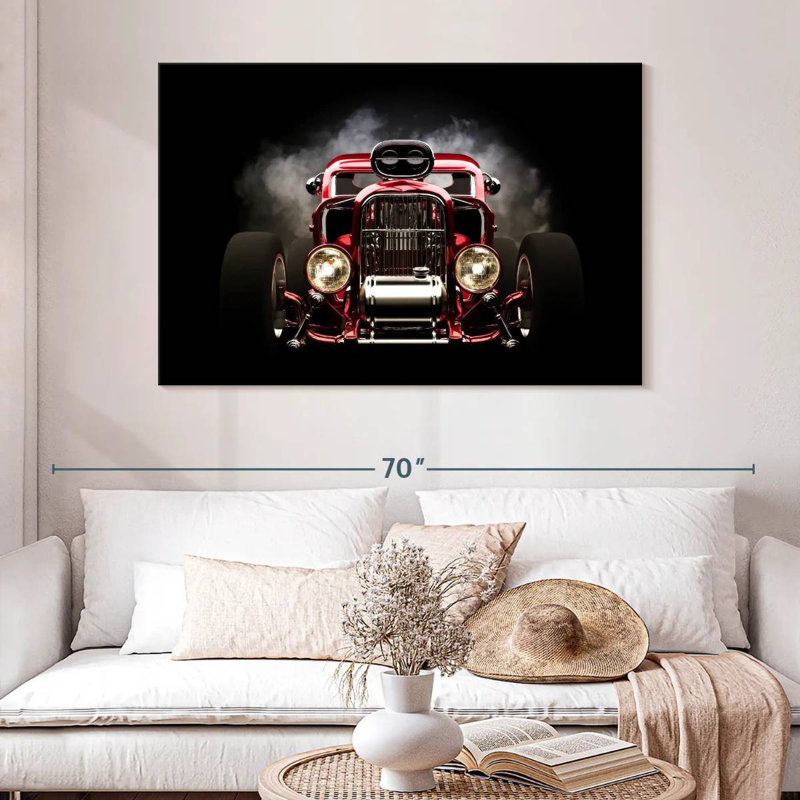 Mehar Smoking Hot Rod, 30" H x 45" W