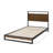 Daniel 37" Low Profile Bamboo and Metal Platform Bed-1085059808-1166955125
