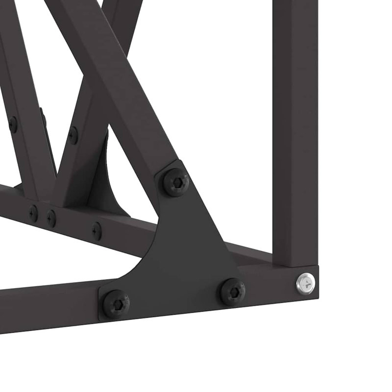 Outdoor Fire Pit, 35cm H x 50cm W x 50cm D, Black