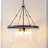 Percey 6 - Light Iron Dimmable Wagon Wheel Chandelier