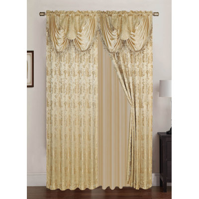 Andalusia Semi Sheer Curtain Pair