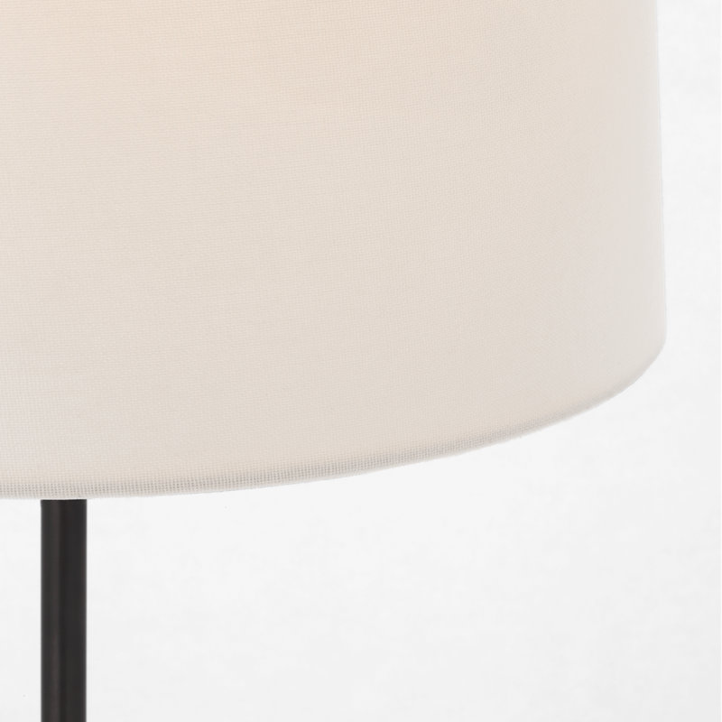 Thomas O'Brien Bryant 52" Adjustable Cordless Floor Lamp with Linen Shade, Bronze