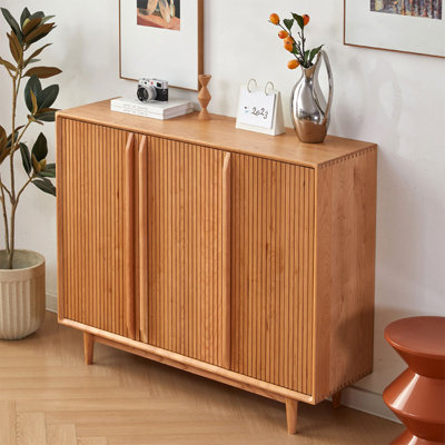Modern Walnut Solid wood Shoe Storage