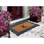Paillasson à motif de monogramme de 24 po x 36 po Carson-70051035-70051051
