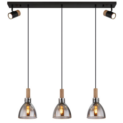 3 - Light Matte Black Pendant