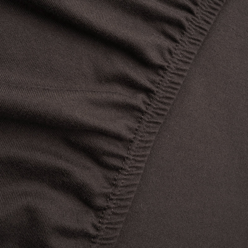 Housse de sommier en tricot Jersey StretchWrap, Brun, Double
