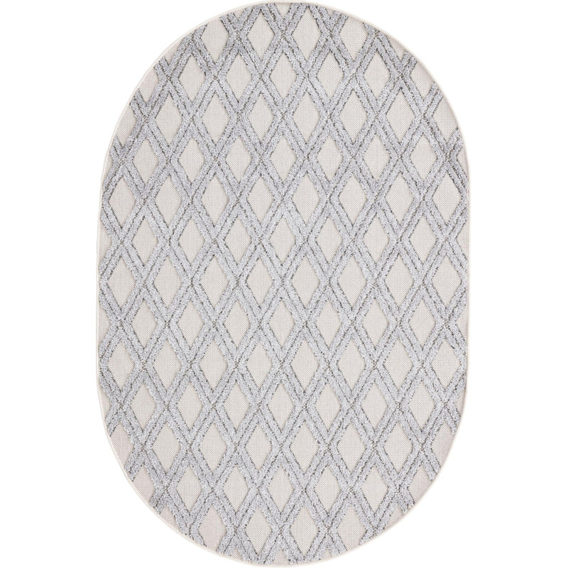 Britnie Abstract Indoor Rug, Oval 4' x 6'