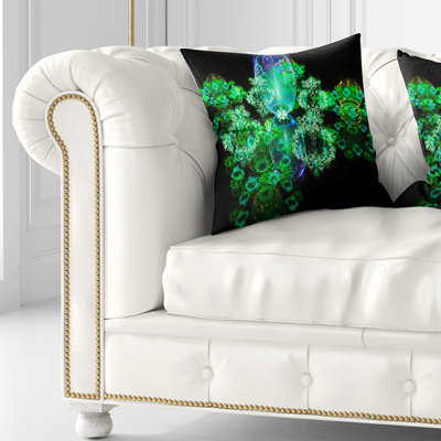 Gouttes d'eau sur miroir - coussin abstrait imprimé