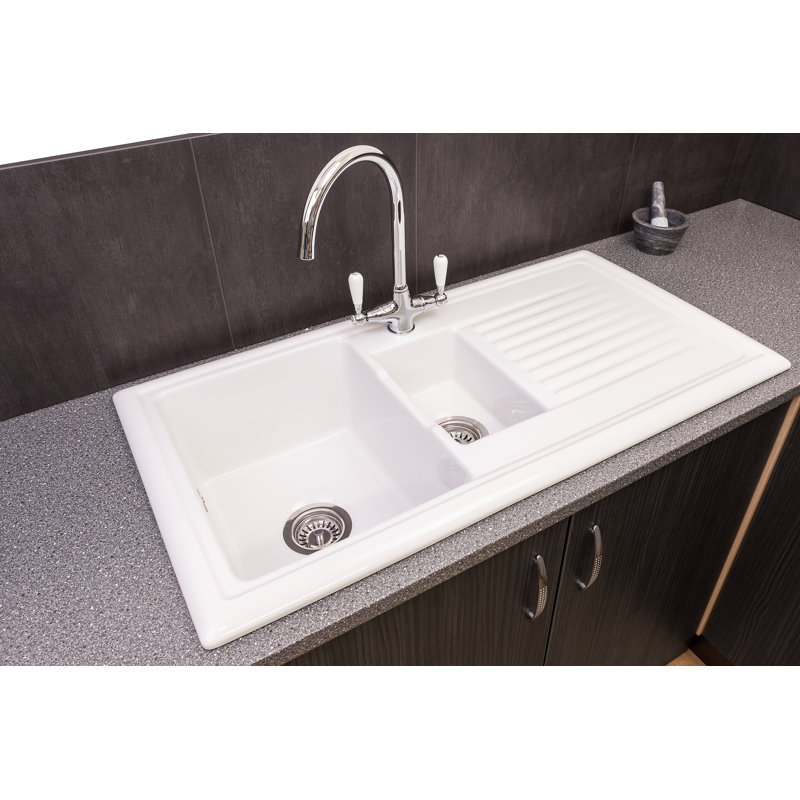 Double Handle Surface Mounted Monobloc Mixer Tap