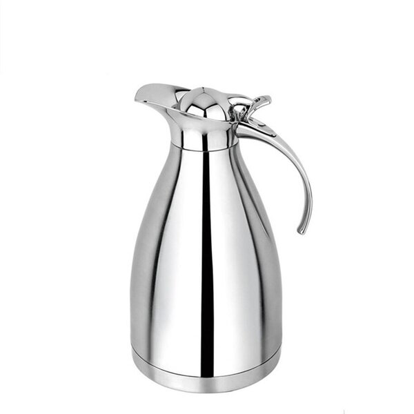 SALE: Elegant Stainless Steel Insulated Thermal Carafe (1 Liter)