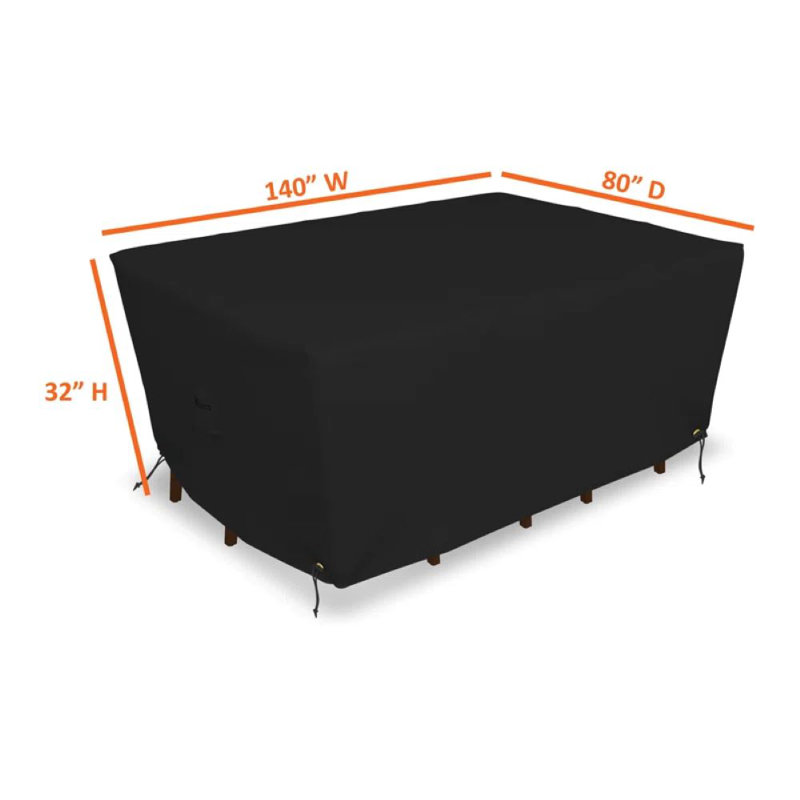 Outdoor Cover, 81.3cm H x 355.6cm W x 203.2cm D