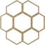Médaillon de plafond en bois Florin-63411876-63411877