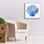 "Epic Graffiti" Scallop Shell Sq "par Mercedes Lopez, art mural sur toile 26" x 26 "