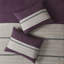 Édredon en faux suède 7 pièces pour très grand lit, mauve-121232367-121232363