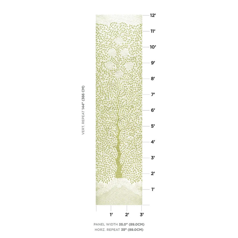 Kayon Sisal Panel, Soft Green
