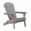 Ensemble de 2 chaises Adirondack pliantes en bois pour l'extérieur avec dossier pré-assemblé, chaise de patio en bois pour patio